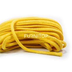 YB005-01-3C6 Шнур хлопковый,ширина 5 мм, (1х50) цвет белый
